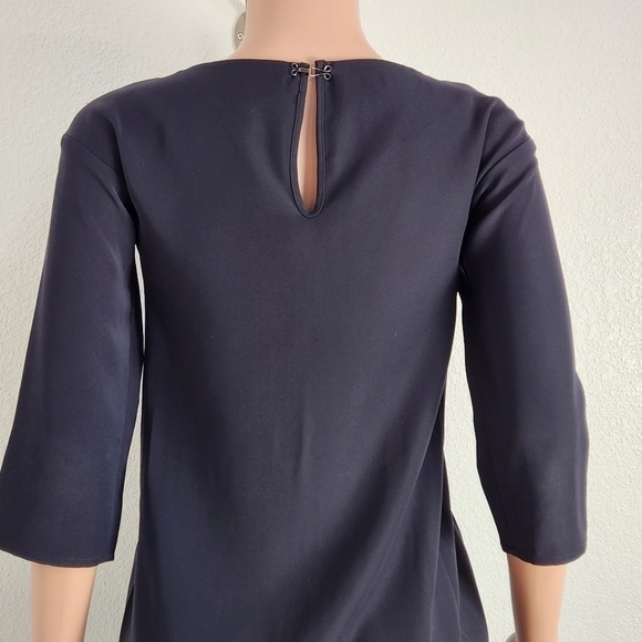 ANN Taylor Modern Black Hi-Low Dress Size: XSP - Picture 8 of 13